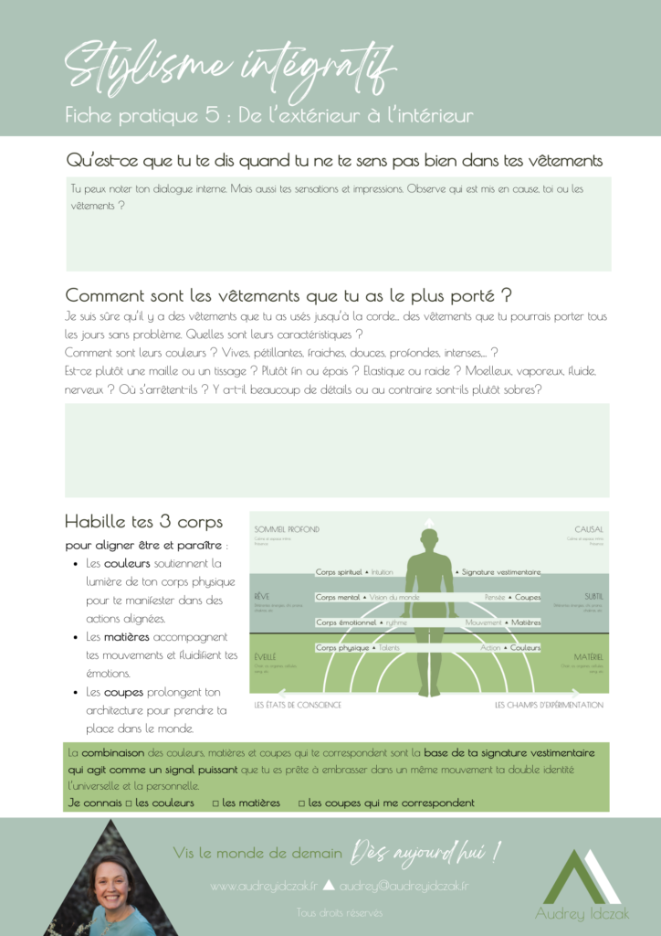 Fiche pratique Stylisme intégratif